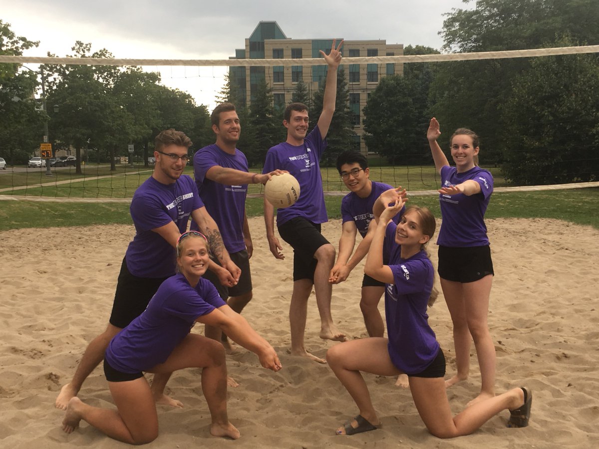 Congratulations to Team Reding, the Summer 2019 Coed Beach Volleyball #PurpleShirt Champions!