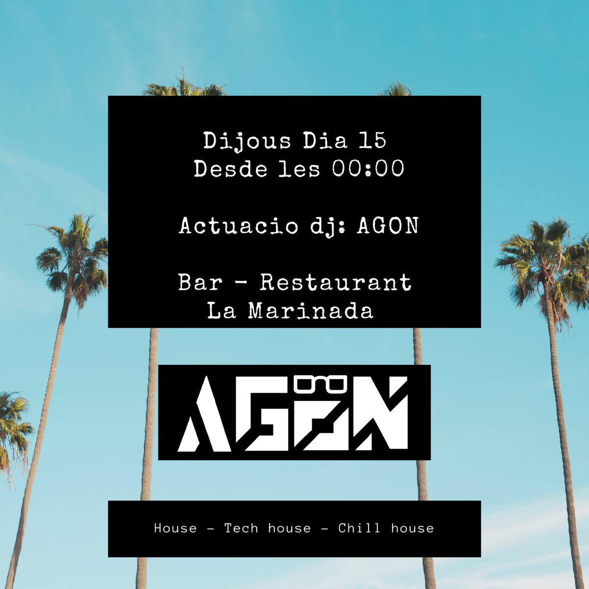 #dj #house #techno #BarRestaurantLaMarinada #LaMarinada #LesCasesdAlcanar #Alcanar #FestesAgost