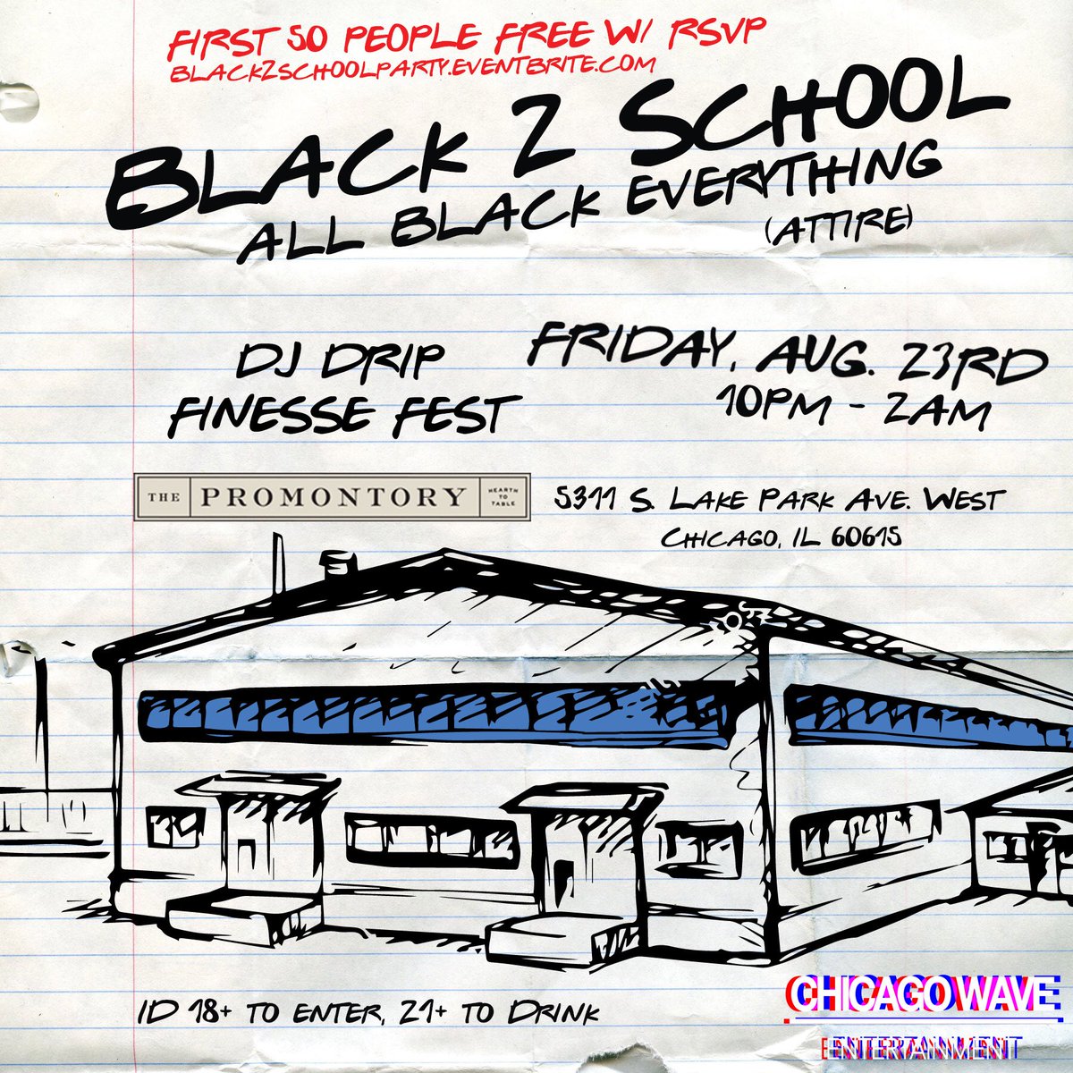 waveeeeeeey's tweet image. #Black2School is fast approaching, keep running up those free RSVPs! eventlink.to/ilovechicagowa… Disc Jockeys @Finesse_Fest and @TheOnlyDJDrip will be going ham dont tweak... #chicagowave