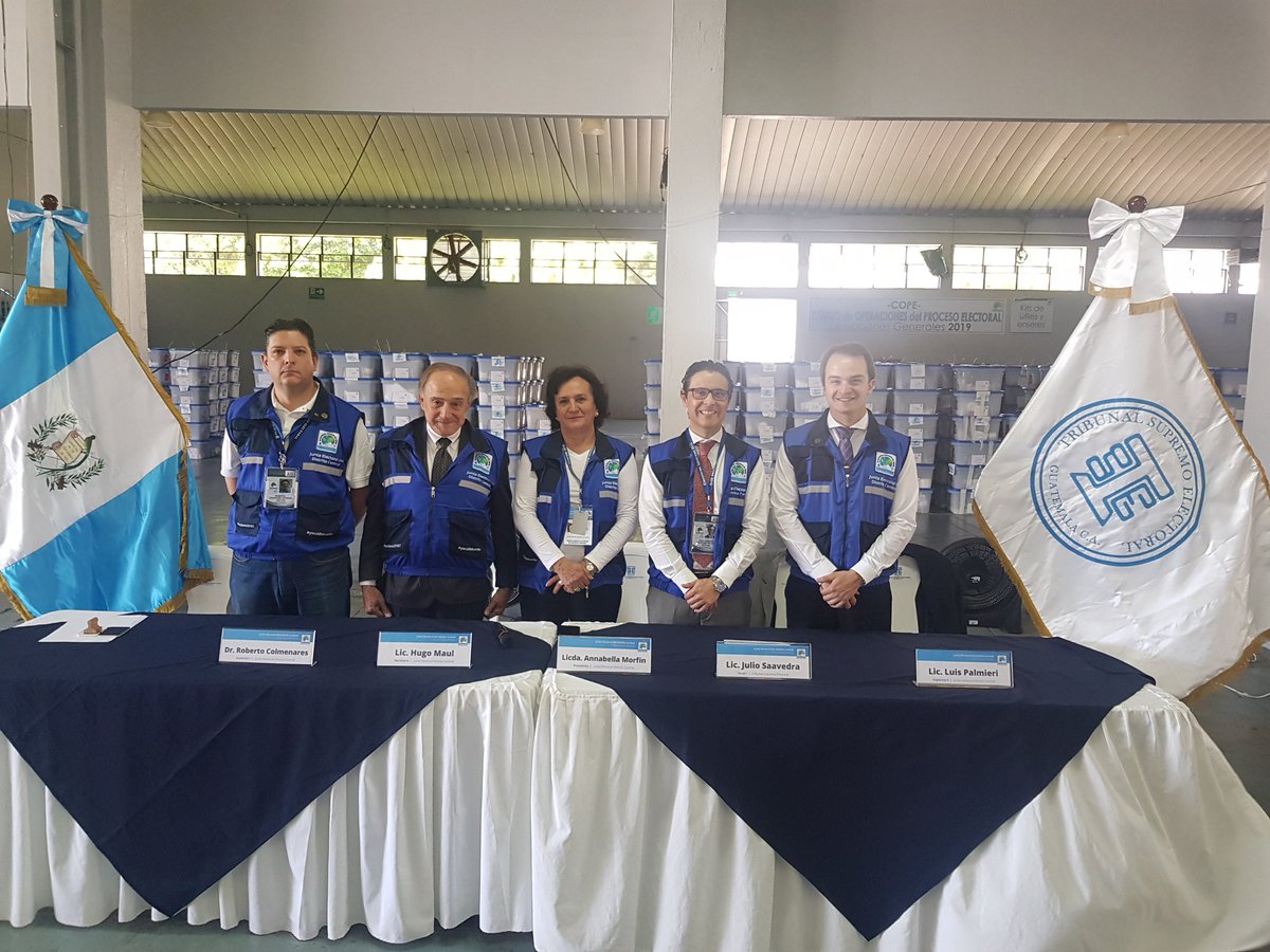 La #JEDC2019 concluyó la audiencia de revisión de resultados de la segunda vuelta electoral, con la presencia del fiscal Carlos Rodríguez del Partido UNE. No se presentó ninguna impugnación. #yocuidotuvoto #Elecciones2019GT