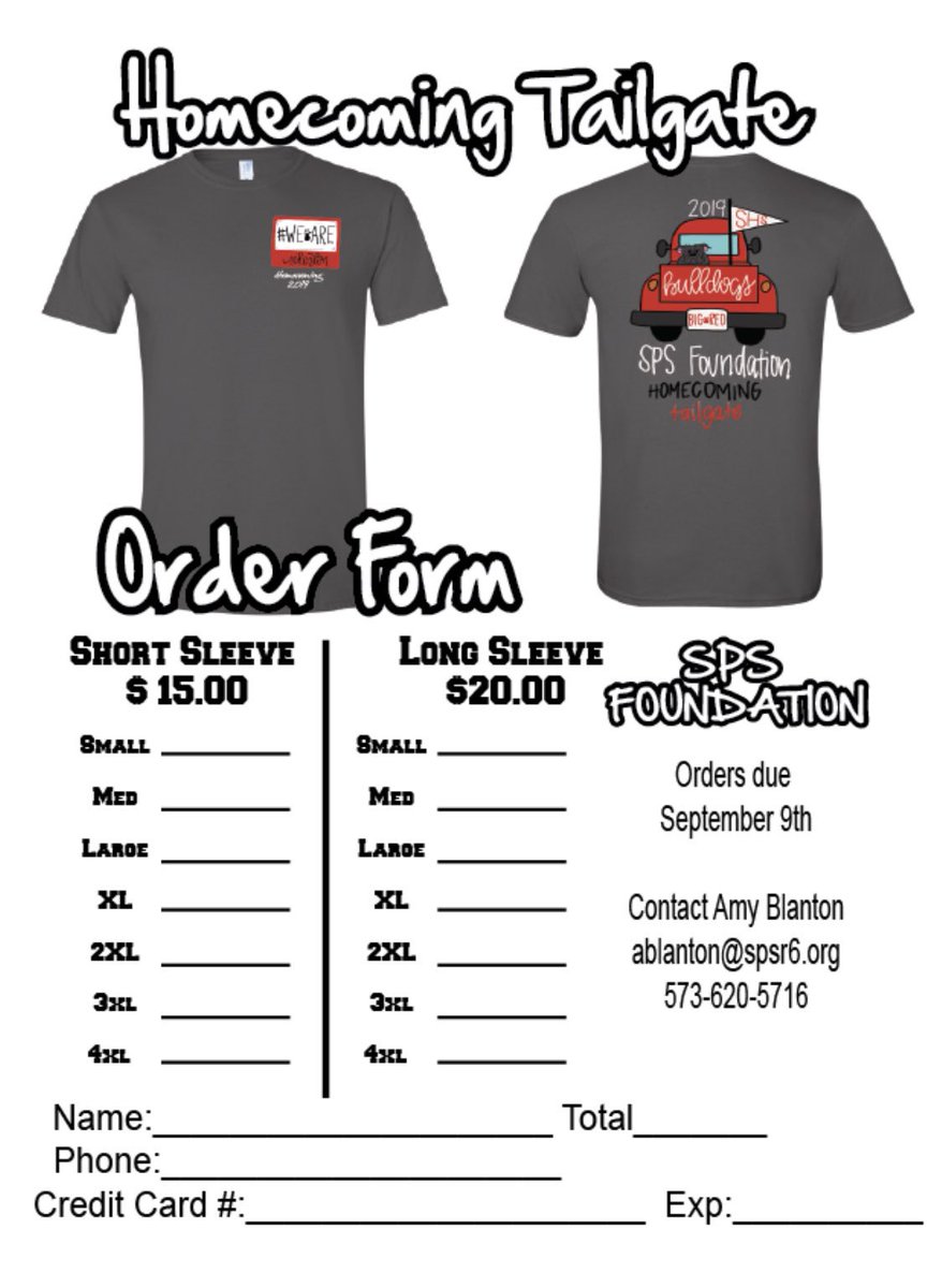 SPSFoundation's tweet photo. Order your HOCO Tailgate T-shirt TODAY!!  Link: https://t.co/qnuO6Y3BT6 https://t.co/vY1Evkqbcb