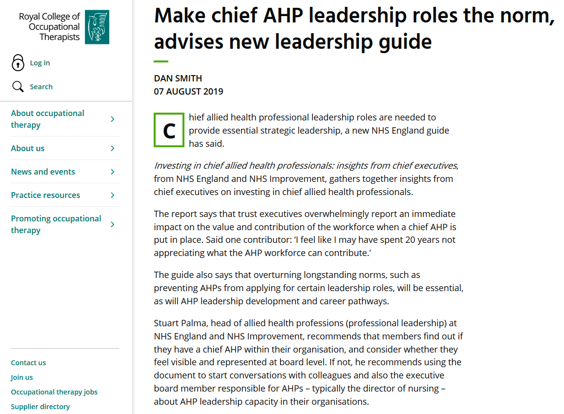 Barnsley Hospital AHPs 💙 tweet media
