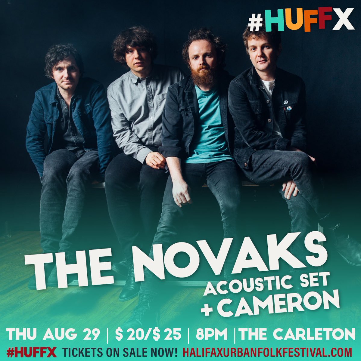 #Halifax, we’re opening for <a href="/TheNovaksBand/">The Novaks</a> at <a href="/CarletonHalifax/">The Carleton</a> on August 29 as part of the <a href="/HUFFhalifax/">HUFF</a>! #HUFFX

Get your 🎟 here: smarturl.it/HUFFXtickets