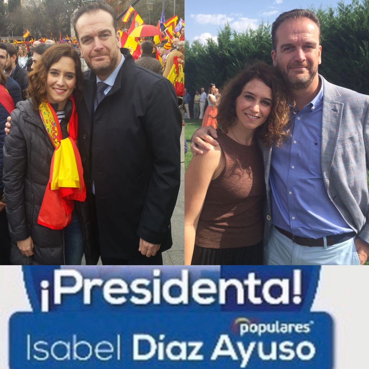 A_MtnezIniesta's tweet photo. ▶️ Presidenta @IdiazAyuso !!
Mujer altamente cualificada, preparada y capaz, que va a realizar un formidable trabajo por la Comunidad de Madrid.
Enhorabuena 👏🏻
#IsabelPresidenta 💙
El @populares es más necesario que nunca. https://t.co/sObQkRREXU