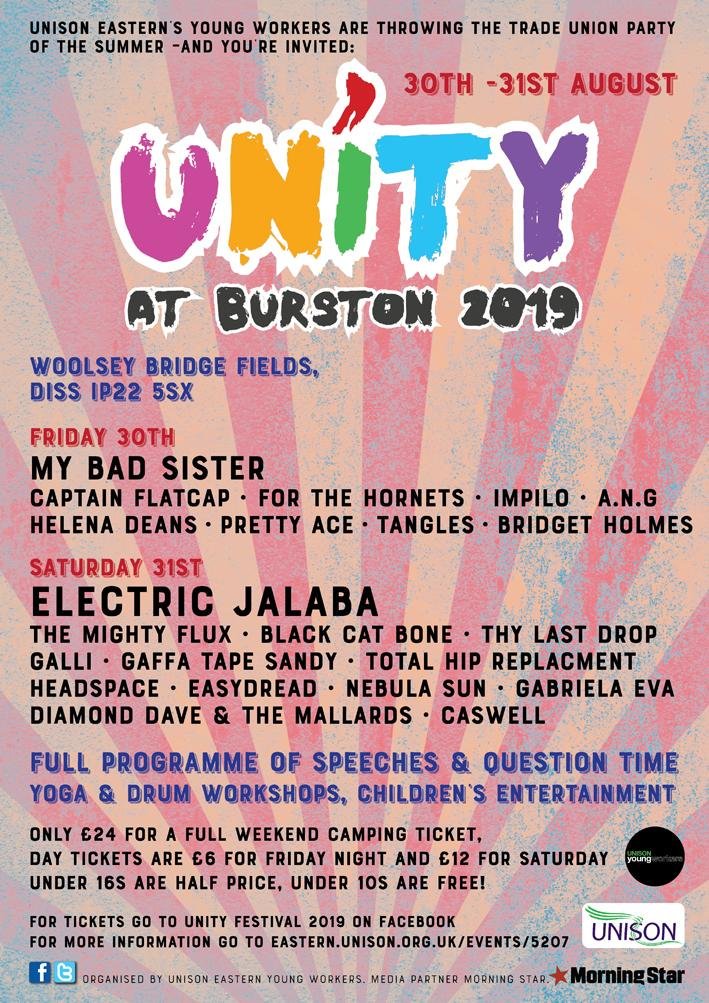 UNISONEastern's tweet photo. COMPETITION TIME! Retweet and like this post for your chance to win a pair of tickets to @UnityFest1 - we'll announce the lucky winner on 21 August, https://t.co/ArSUitAcdF