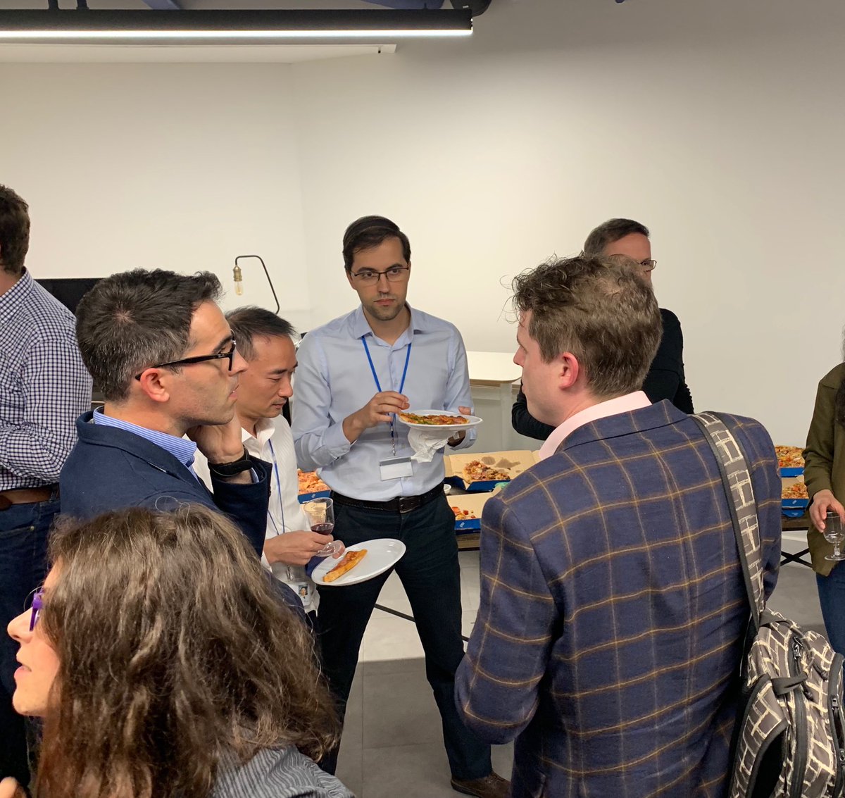 gft_tech's tweet photo. And so ends our first GFT UK meetup. Our guests continue to talk about AI &amp; ethics over pizza &amp; drinks. Thank you to our guests, our GFT speakers Pawel and Maciej and our guest speaker @DrAlexAllan1 from @KorticalAi #gft #gftuk #kortical #ai #meetup https://t.co/TFInxyulVf