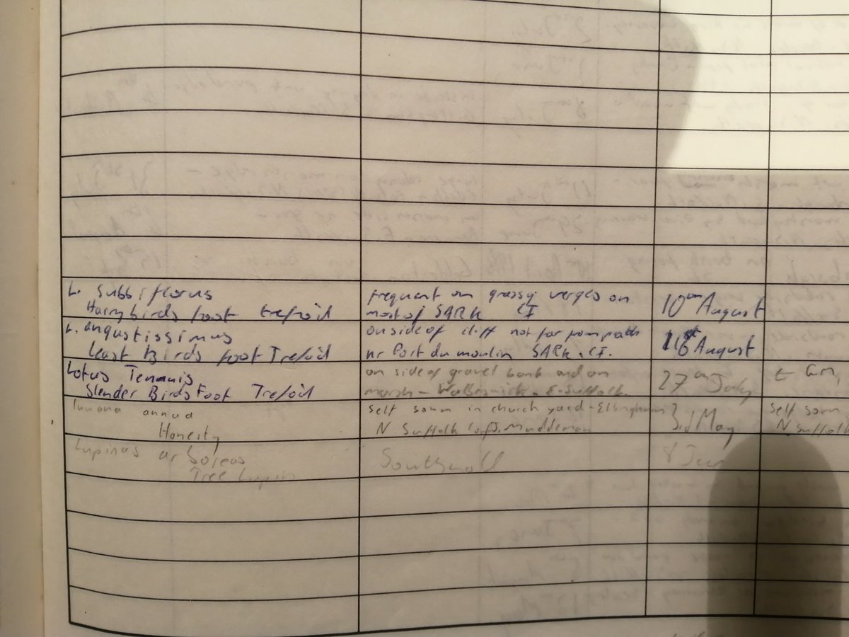 Found this in the loft. Wild flower society journal from 1986 where as a 15 year old I found 1000 species of flower in England in a year. It's 30 years since I was in Sark botanizing, I'll see if some of the species are still there. @BSBIbotany #wildflowersociety
