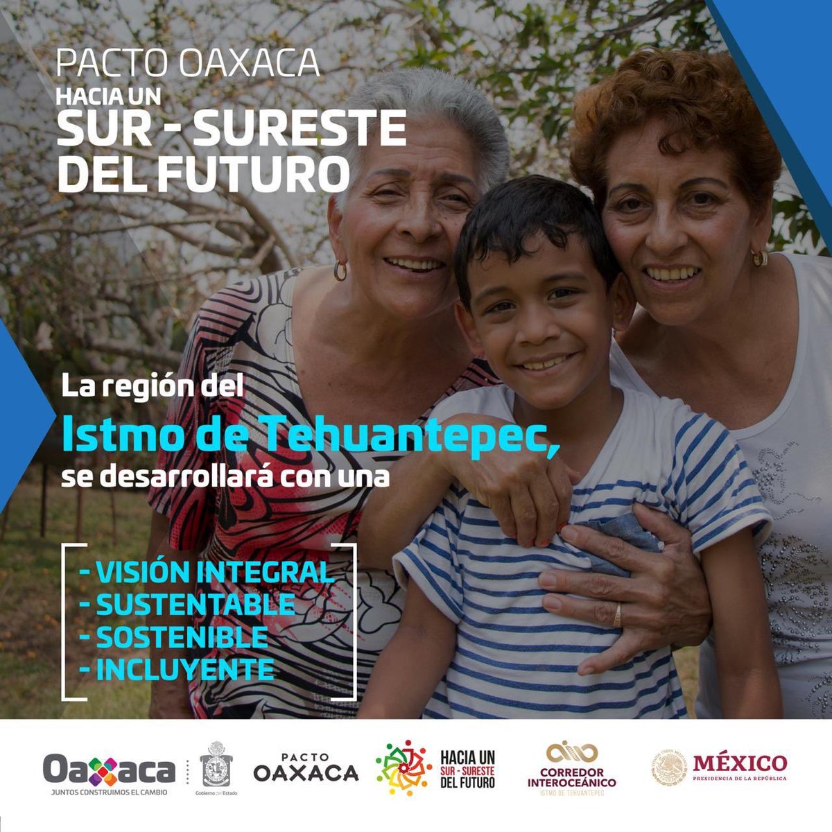 celesalonso's tweet photo. Bajo esquemas de visión integral, sustentable, sostenible e incluyente, el #PactoOaxaca desarrollará al Istmo de Tehuantepec. https://t.co/V5IFthF2Qe