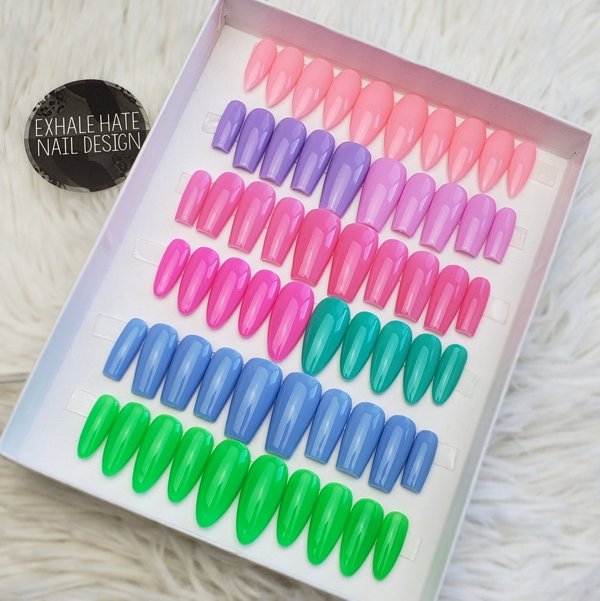 exhalehatenails's tweet photo. Always here for solid colors - with the largest Basics Collection of all #PressOnNails makers, I bet you will find your favorite color too! 💖💅
#pressons #almondnails #stilettonails #pinknails #coffinnails #pastelnails #glueonnails https://t.co/nAFpXjInPP