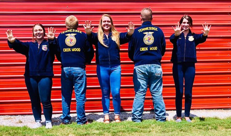 Our FFA members “Strived for 5” last year. We received word today that our school “Creek Wood” earned a level 5 TVASS score! It’s always a great day to be a Red Hawk!
