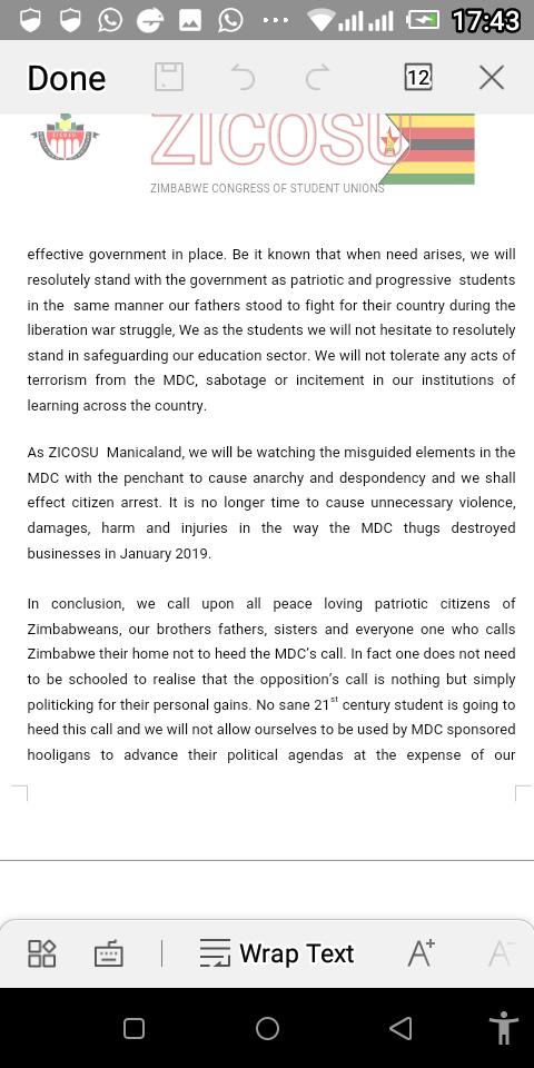 ZicosuMutare's tweet photo. Politicians should do politics not at the expense of our education. #No to violence https://t.co/k9SeWCp6Rx