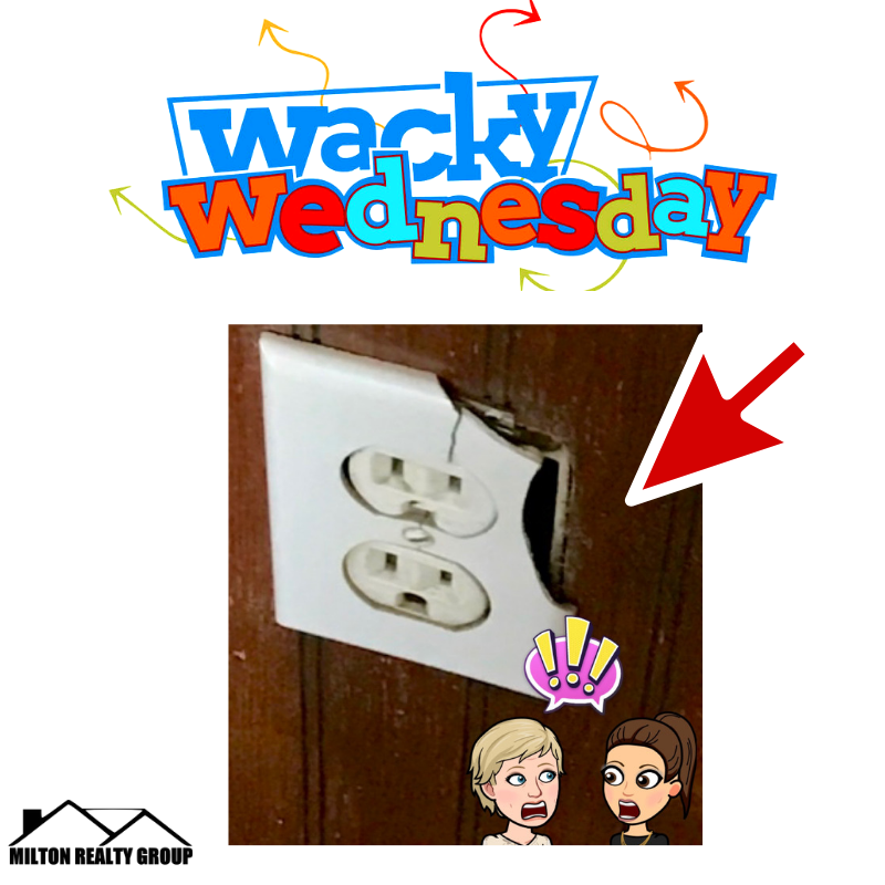 MiltonRealtyLLC's tweet image. Remember when your mom said..."Do NOT put your fingers in the electrical socket?" 
Mom always knows best! 😆Be sure to report any damages to Milton Realty Group.
#miltonrealtygroup #WackyWednesday #electricalsocket #reportdamage #propertymanagement #rentalproperty #harnettcounty
