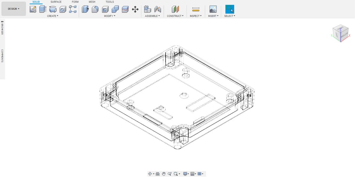 Dynamic3dge's tweet image. Things get a bit technical here before our work becomes a physical reality. For example, here's a typical shot of a wireframe CAD design, in which we were working on product casing.

Looking for help with design? Email sbaynham@dynamic3dge.com

#design #process #create