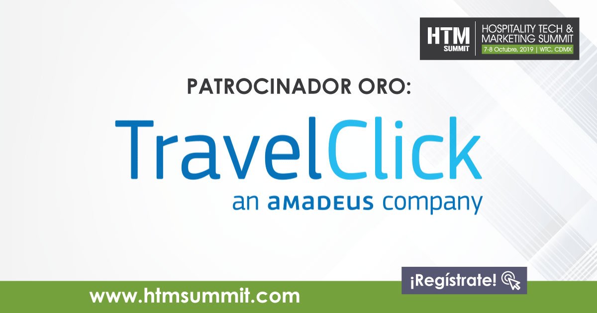 HtmSummit's tweet photo. @TravelClick se une a la 1ª Edición de @HtmSummit  2019, como #patrocinadororo
¡Regístrate! #htmsummit #tech #marketing #cdmx
https://t.co/U3vvJSah6x https://t.co/xbjmhul0L9