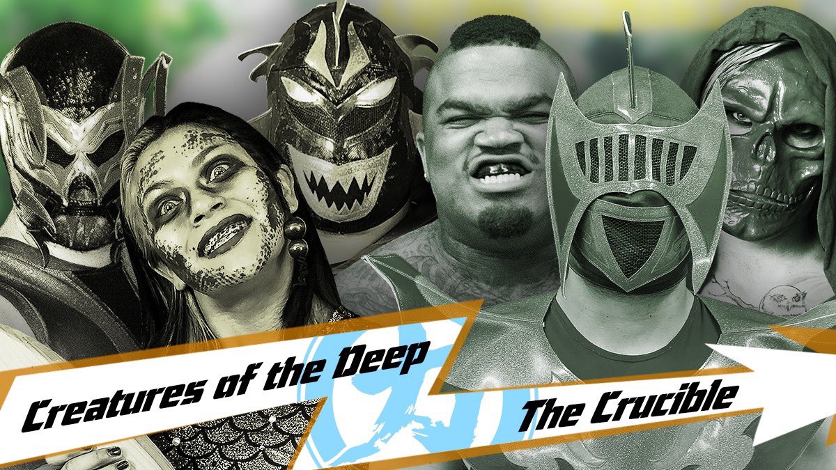 CHIKARApro's tweet photo. Signed for Chikarasaurus Rex on September 7! Oceanea tries to right her ship en route to King of Trios, but three of the Crucible's most dangerous stand in her path.

15 matches in all, and remaining tickets are limited, so don't get shut out! https://t.co/AO6DQUSLkA https://t.co/ClVoLWlYyC