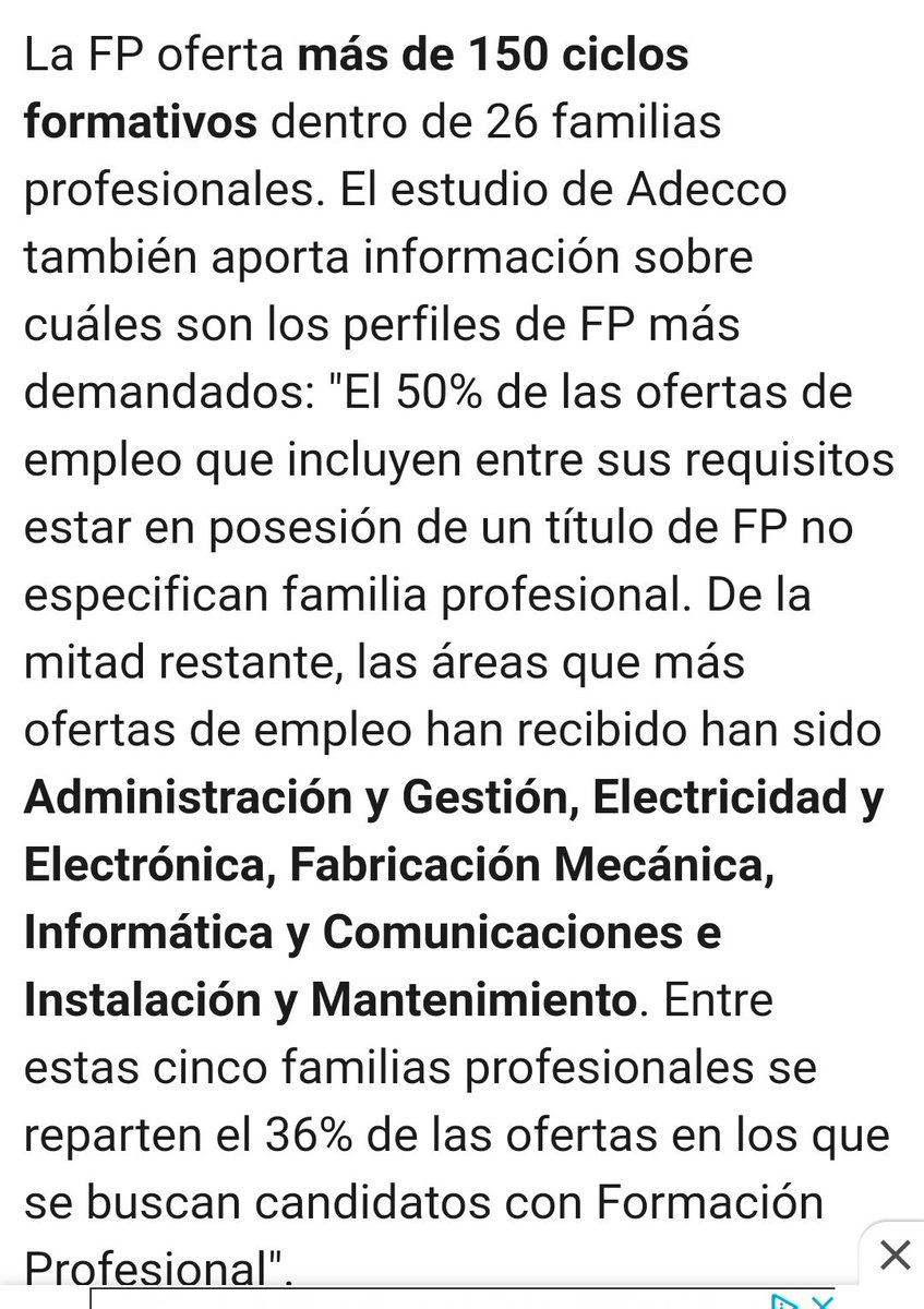jcnavarro71's tweet photo. En #Laventana de @La_SER del 13-agosto hicieron referencia al estudio de #Addeco: Por primera vez en España,las ofertas de trabajo de las FP superan a las de las titulaciones universitarias
https://t.co/ONCc1DKNJn
En junio tb hablaron de esto:
https://t.co/NEDjfyh0y1
#Electrónica https://t.co/MjbLhKXHiy