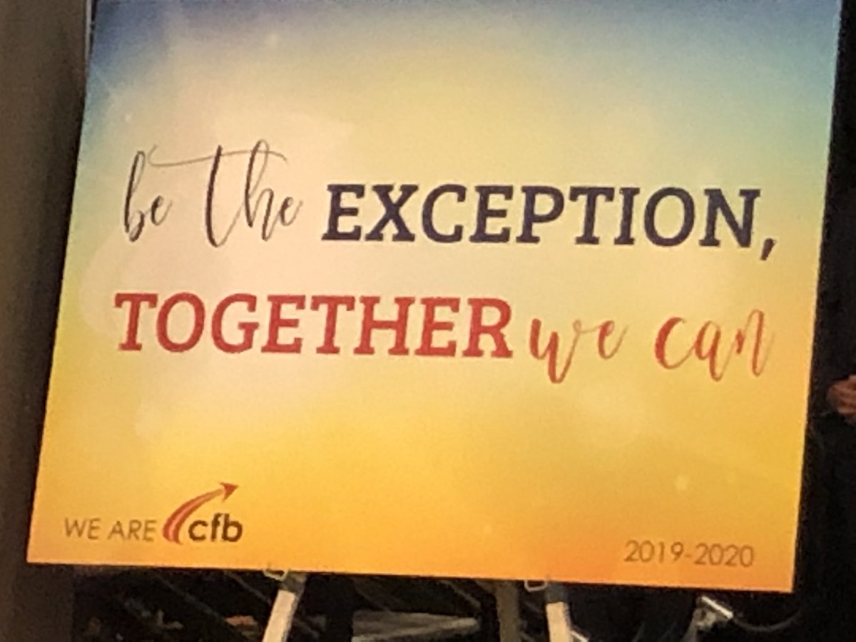 SulakCFB's tweet photo. When you act the way you want to feel, you start to feel the way you act-@TuttDaggs Choose to Be The Exception every day for our kids. They deserve it!
#kickoff19 #TogetherWeCan #Cfbmatterstome https://t.co/lgwg7xSY6b