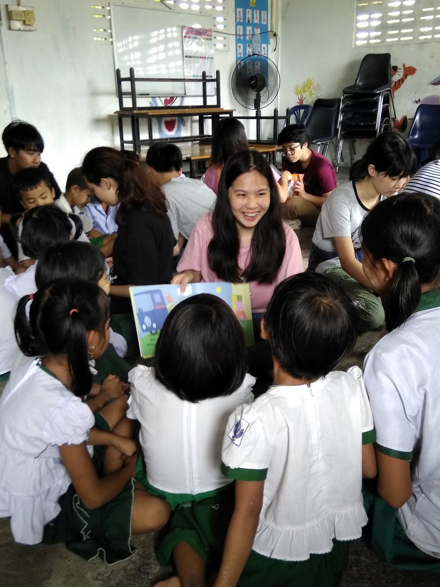 SR5phase's tweet photo. The first SR5 community service trip of the year commenced today with wonderful afternoon of singing, storytelling and acting, with significant leadership and teaching talent on show at the Champion School. @HarrowBangkok @HarrowBkkLIA @BorderBurma @AcornOverseas https://t.co/ae2nN1WQSV