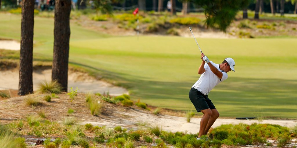 MNGolfAssn's tweet photo. Van Holmgren is swinging into the match play portion of the U.S. Amateur Championship at 1:50 central. Good Luck, @VanHolmgren2!! https://t.co/iVdkGqCTQU