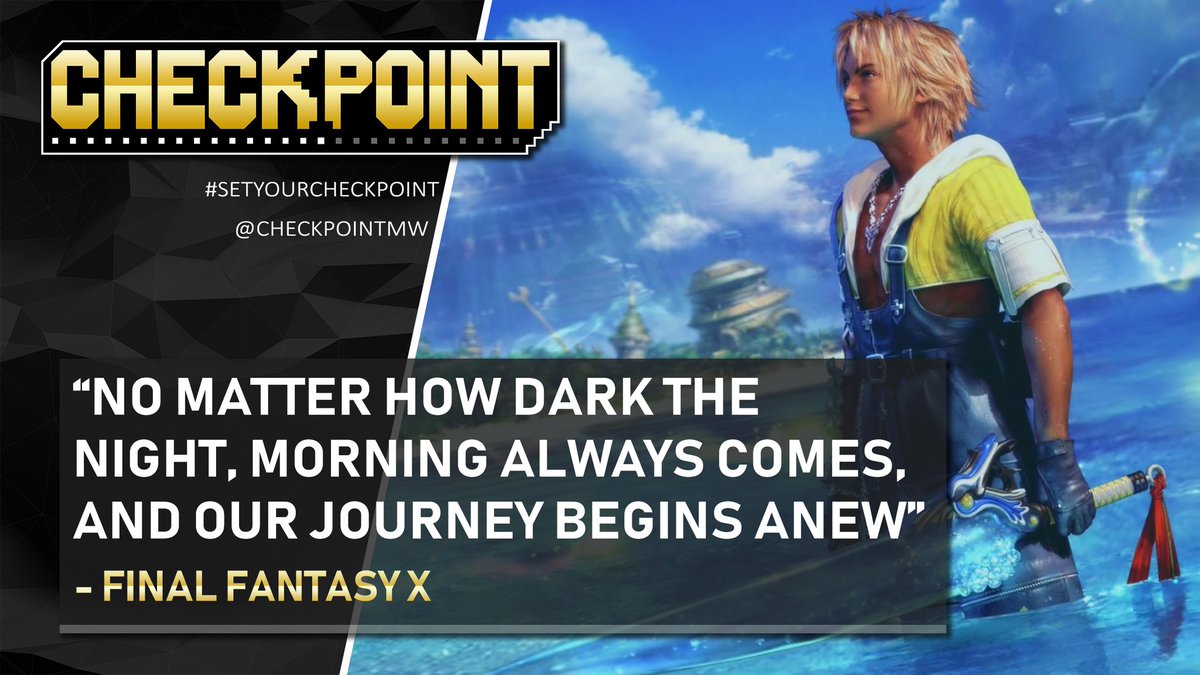 BChanOfficial's tweet photo. Daily video game quote:
#checkpointmw #checkpointpodcast #setyourcheckpoint #dailyquotes
#DailyMotivation #SelfImprovement #Success #GrowthHacking #Ambition #Mindset #Entrepreneur #Entrepreneurship #WontStop #Startup #Business
#FinalFantasy #FinalfantasyX https://t.co/90zXLlQ0Nb