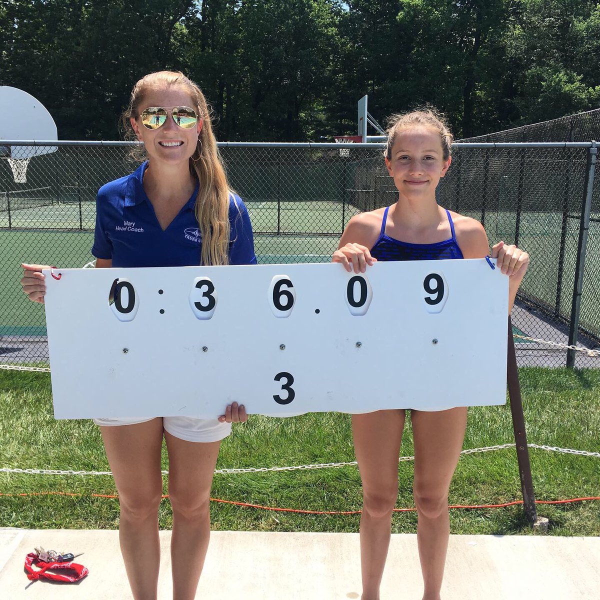 MsSwanton5th's tweet photo. My life in the summer is a #pooltimeselfie and our team’s greatest accomplishment in the pool this summer was breaking ELEVEN team records #staffsummerselfieWSES2019 https://t.co/bIMzOBFMzr