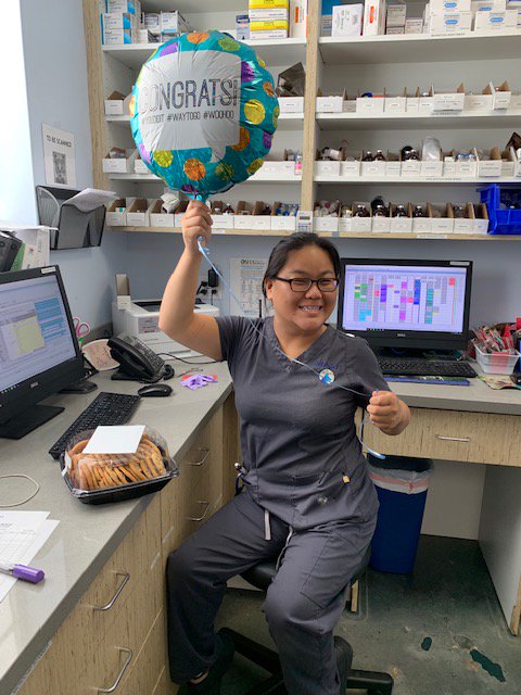 MASHVETLA's tweet photo. Congratulations Sarah! Sarah just passed her RVT test! We are so proud of you!!! #mashvet #rvt #rvtlife #congratulations #congrats https://t.co/t6L4ztmrup