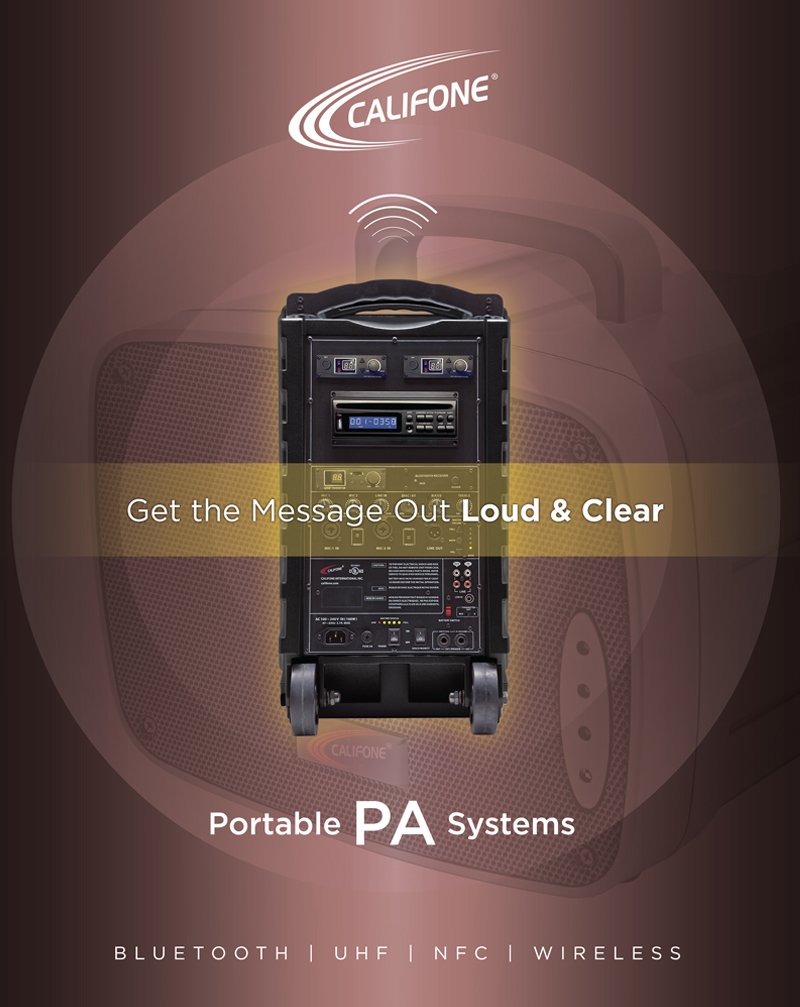 When deciding what public address system to purchase for your solution you need to ask yourself…. What is your audience size? Read about what PA system is right for you (link: califone.com) califone.com…/09/get-the-message-out-loud-clear/