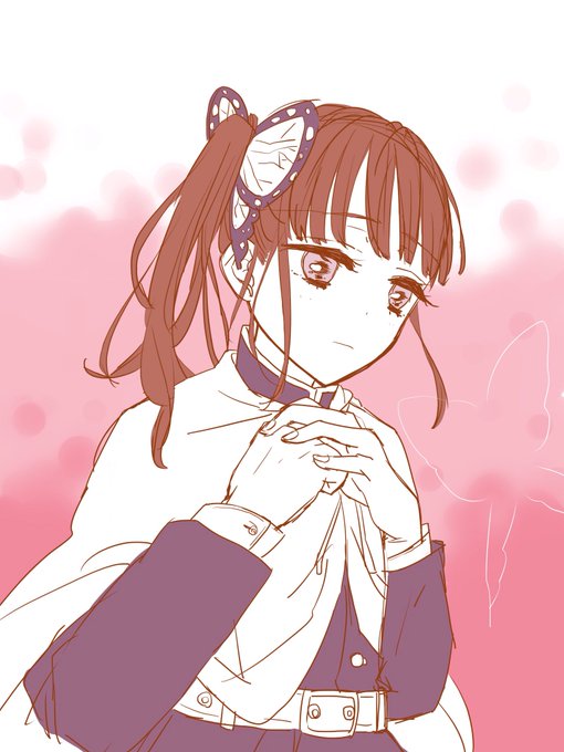 椿屋さんがTwitterに投稿した栗花落カナヲ(鬼滅の刃)のイラスト。