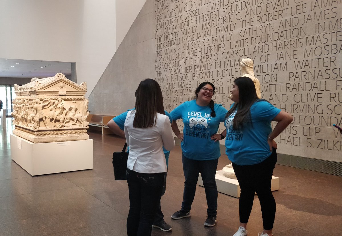 CorneliusElem's tweet photo. An amazing day at @MFAH our Cougars  stand ready to #levelup https://t.co/5wS30U35cM