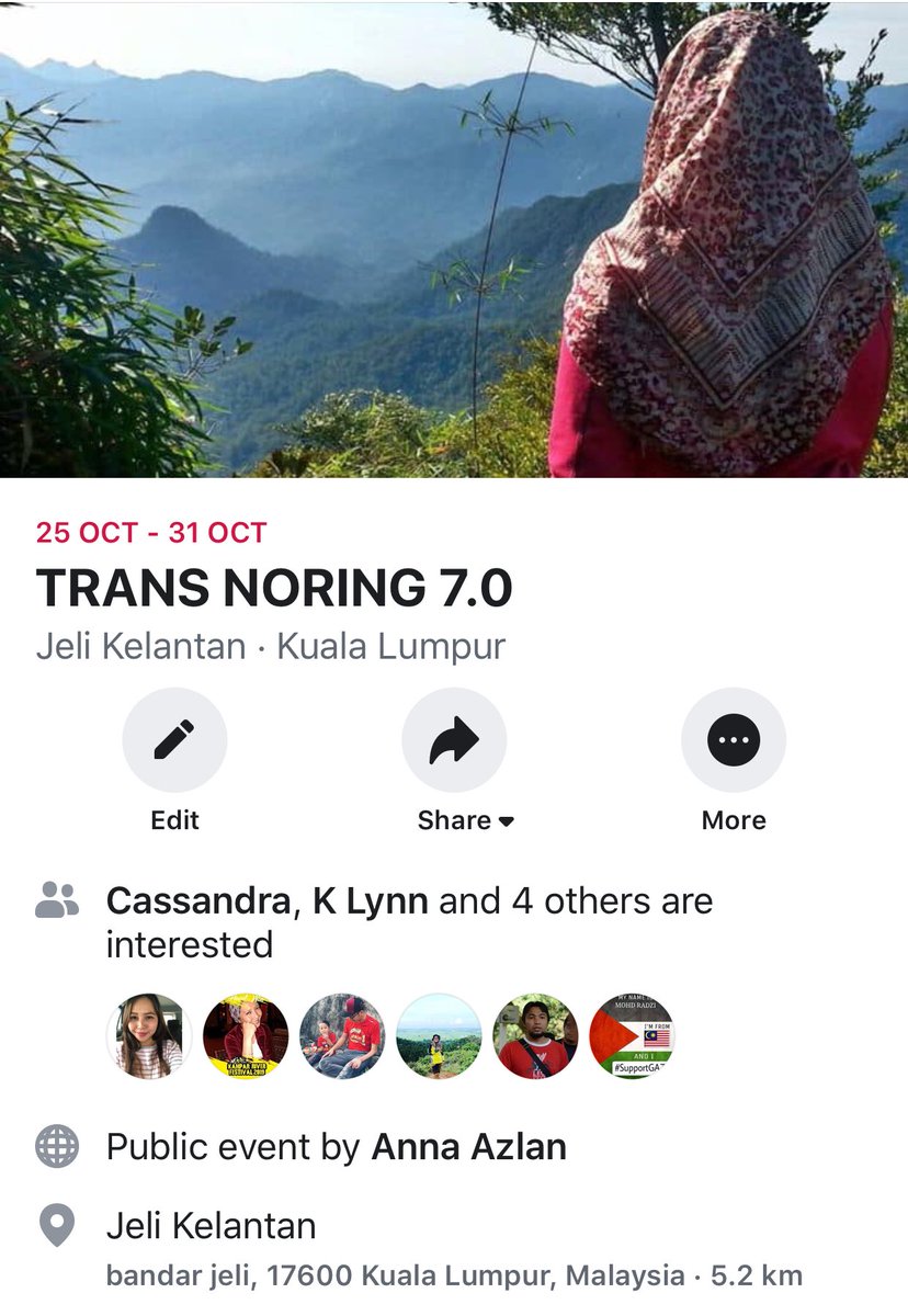 DiscoveryNOA's tweet photo. ⛰ TRANS NORING
26-31 OKTOBER 2019
RM480 ALL IN TERMASUK VAN &amp; MAKAN MEWAH! 🔥
☎️ 01116666827 (Anna) 

Mohon Retweet 🙏🏻😘 https://t.co/0VtGYfrUhi
