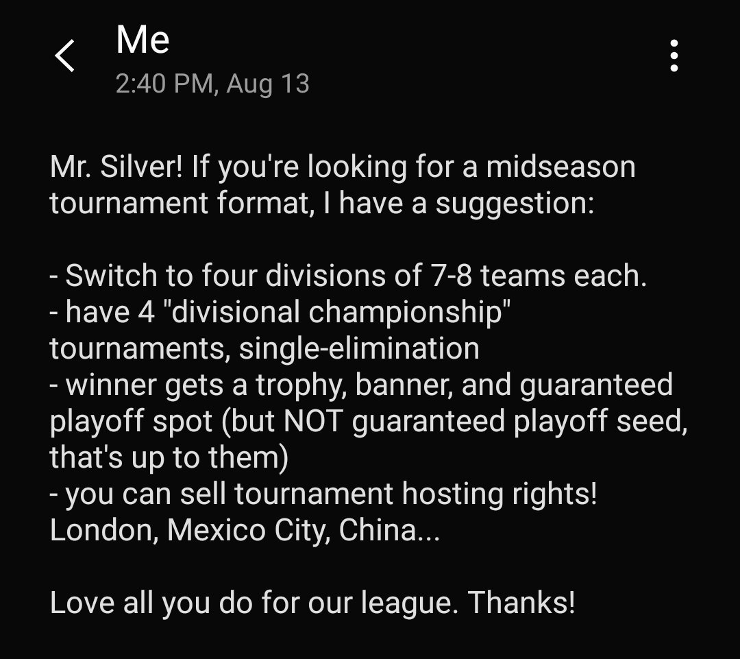 StatSmackdown's tweet image. Texted Adam Silver, hope he responds!