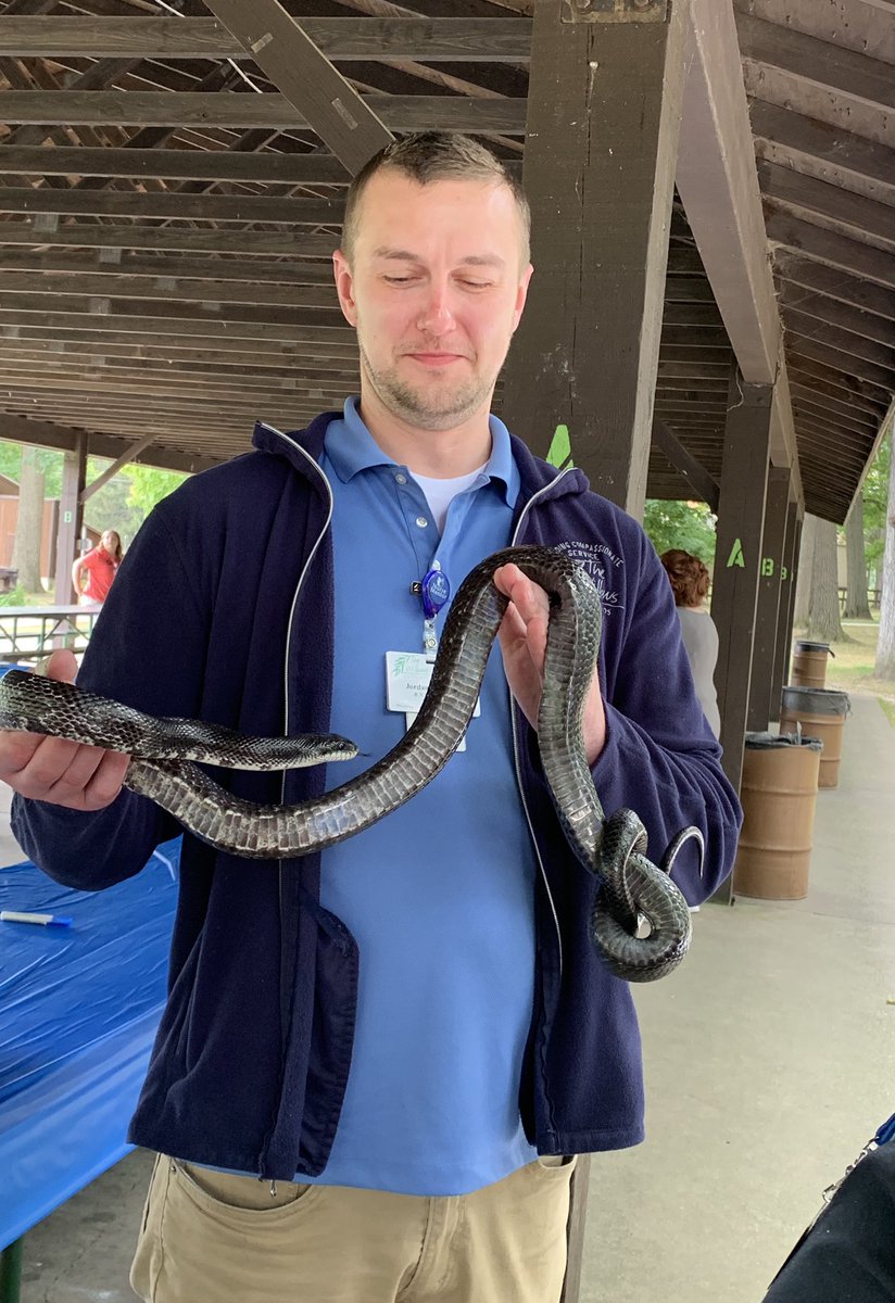 WillowsOkemos's tweet photo. we have some brave souls from our campus to be holding this rare michigan snake! #residentretreat #michiganadventure #trilogyliving https://t.co/JRGkNhRr6u