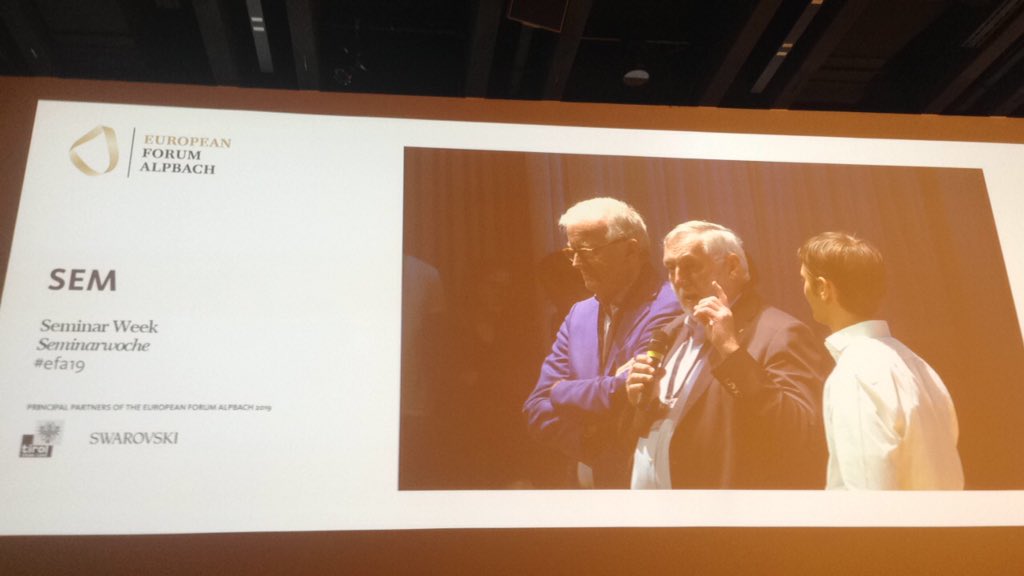 Pavel_Havlicek_'s tweet photo. Proud to be attending the @forumalpbach in #Austria in 2019 starting just today with the #SeminarWeek. Looking forward to having fruitful discussions over the next two weeks! Via #efa19 https://t.co/bHlVY9oEl3