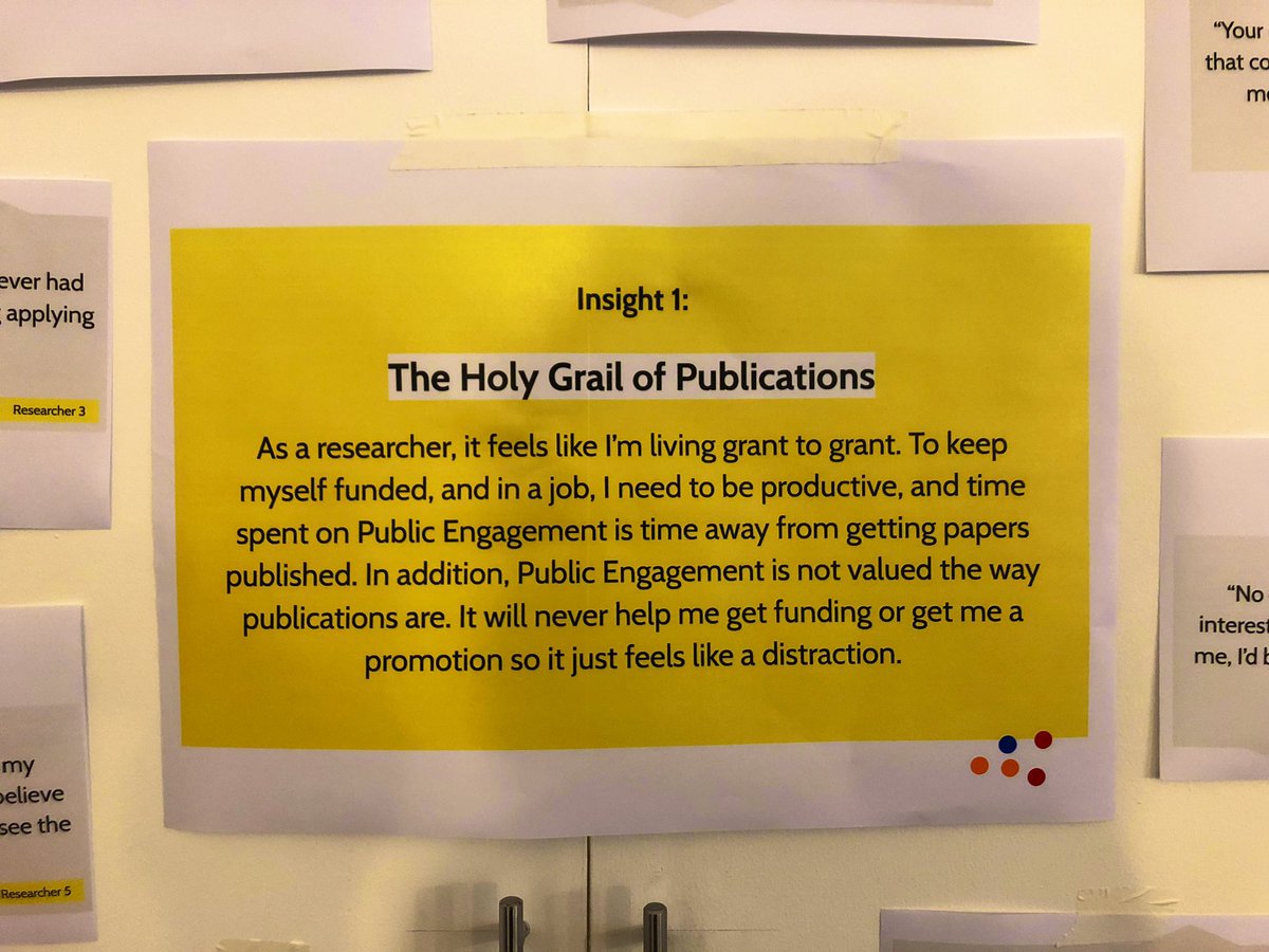 imrankhan's tweet photo. .@wellcometrust are trying to figure out how we can help our researchers to do more and better public engagement. 

Been sobering to see @shift_org’s insights from interviews with our researchers, but these are problems we can fix! Need to prioritise problems &amp; figure out how. https://t.co/2TnIMSMum4