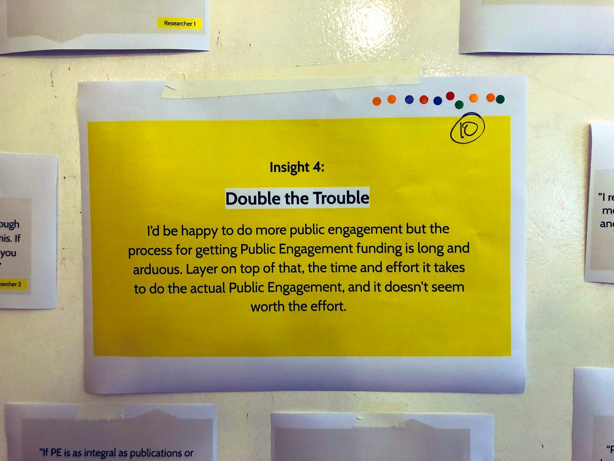 imrankhan's tweet photo. .@wellcometrust are trying to figure out how we can help our researchers to do more and better public engagement. 

Been sobering to see @shift_org’s insights from interviews with our researchers, but these are problems we can fix! Need to prioritise problems &amp; figure out how. https://t.co/2TnIMSMum4