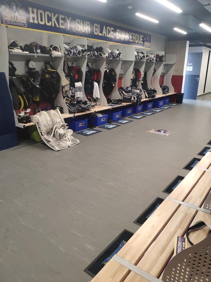 Le nouveau vestiaire prend forme !