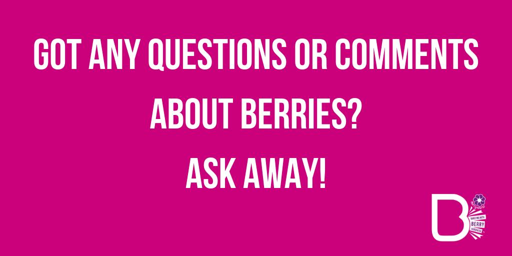 Ask us anything (as long as it's about berries)! 🧐🍓🌍