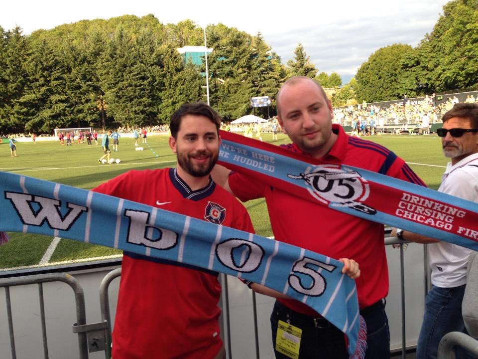 Pattrick11's tweet photo. #FlashbackFire w/ @jefecrandall & I with @whiskeybrothers scarves at Starfire for the #USOC2014 semifinal vs Seattle. Everything that happened after this photo has been black mirror style erased from my memory, accept @supersega13 showing care 2 #s8ot postgame #cf97 #SaveTheFire https://t.co/wItD6N3NbF
