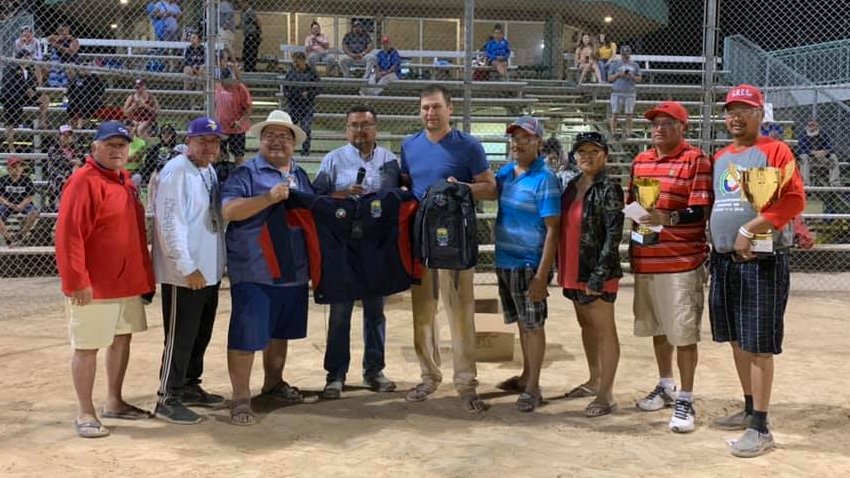 Pinchin_Canada's tweet photo. @PinchinLtd's Client Development Specialist, Jack Olson was proudly in #Manitoba for the #Canadian #Native #Fastball Association (CNFA) 2019 #Championships at the @JBSCWPG
Congrats to #Peguis Redman for winning the tourney!
#firstnations #peguisfirstnation #nativebaseballteam https://t.co/3MBMAk3vgq