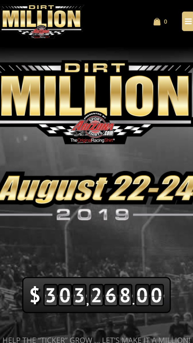 Just over a week away! This is going to be another great event that you don’t want to miss! Make sure to select me when checking out to help me get into the race! @DirtMillion <a href="/RaceMansfield/">Mansfield Speedway</a>