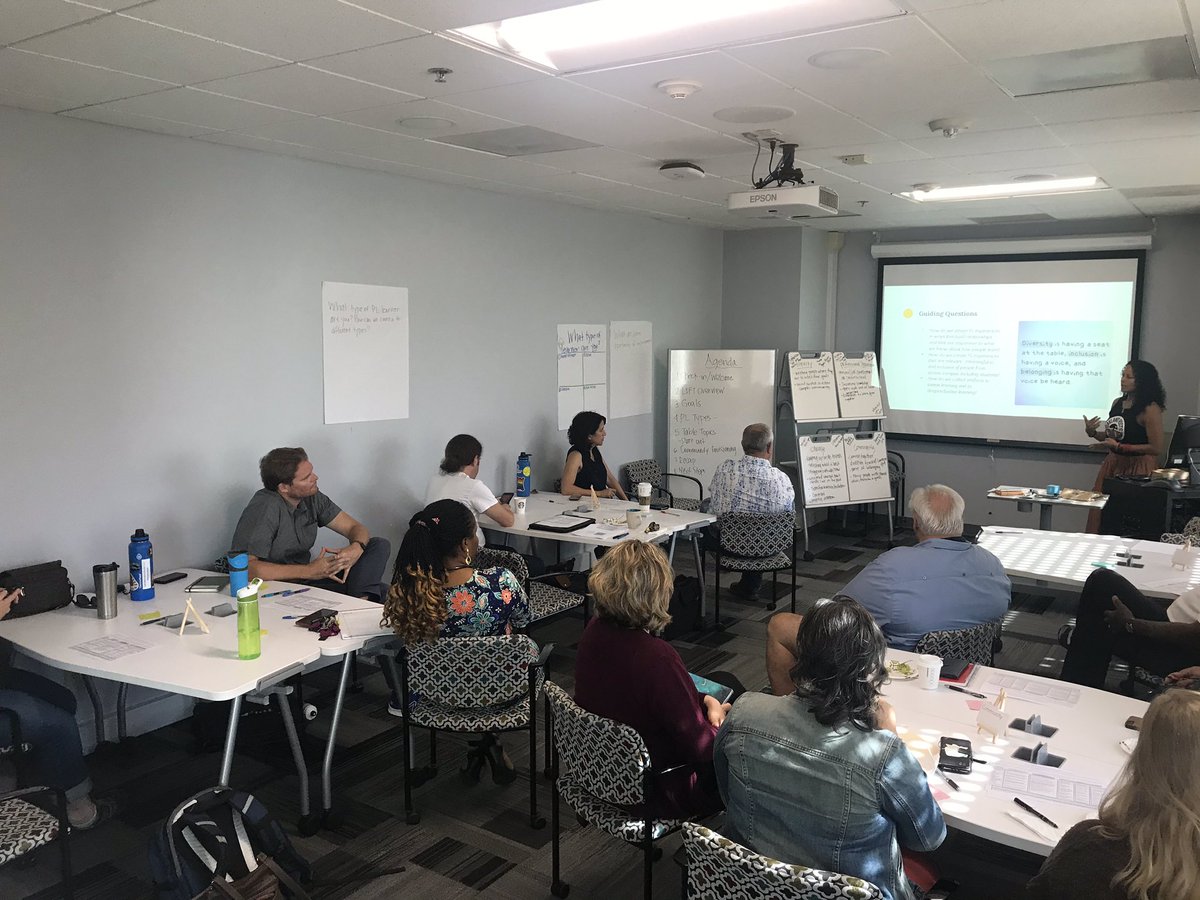 Professional Learning Planning Day- bringing all the PL committees together with the campus community to think about the upcoming year