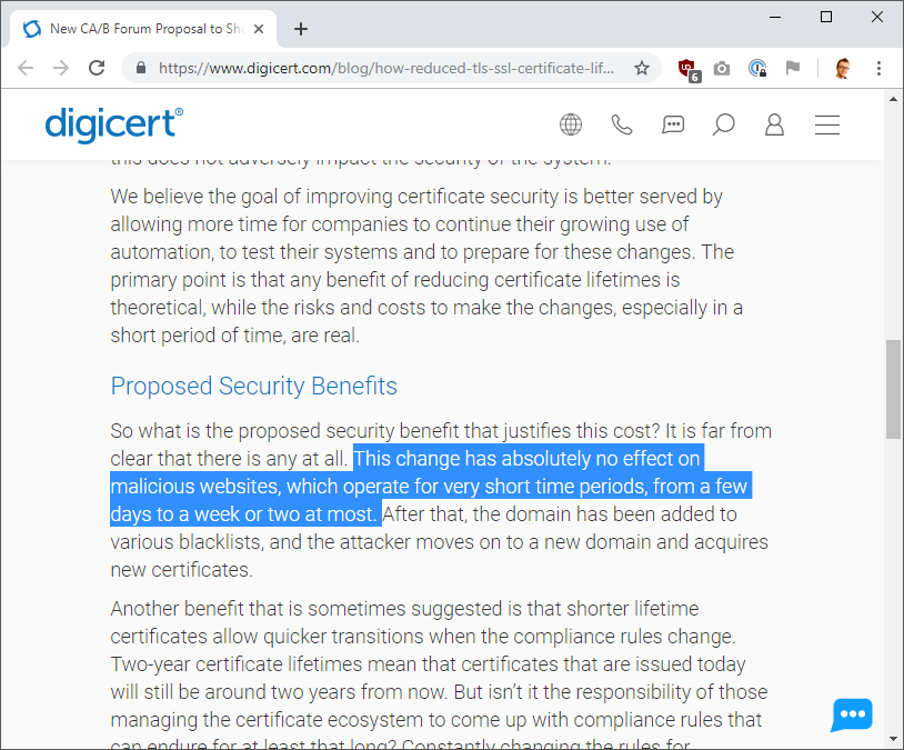 Scott Helme On Twitter Sad To See Digicert Doubling Down