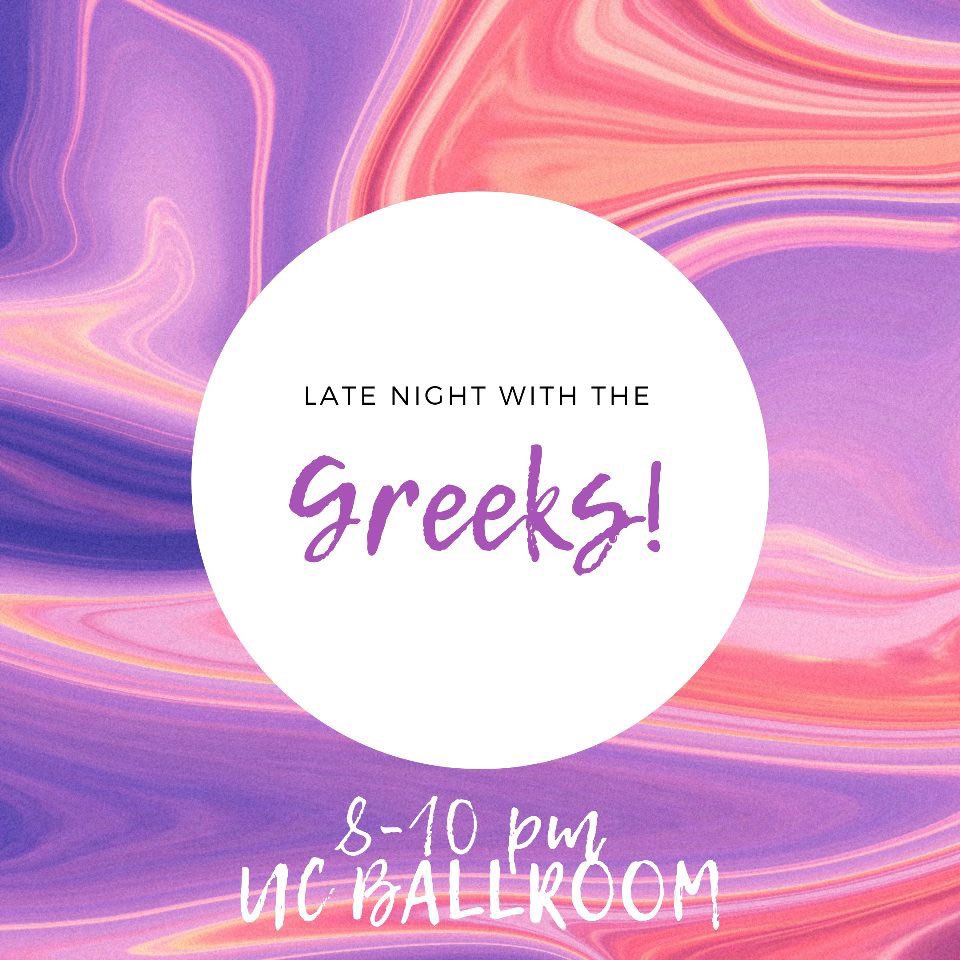 Come out tonight and hang out with the UNO Greek Community! Free food and games!!