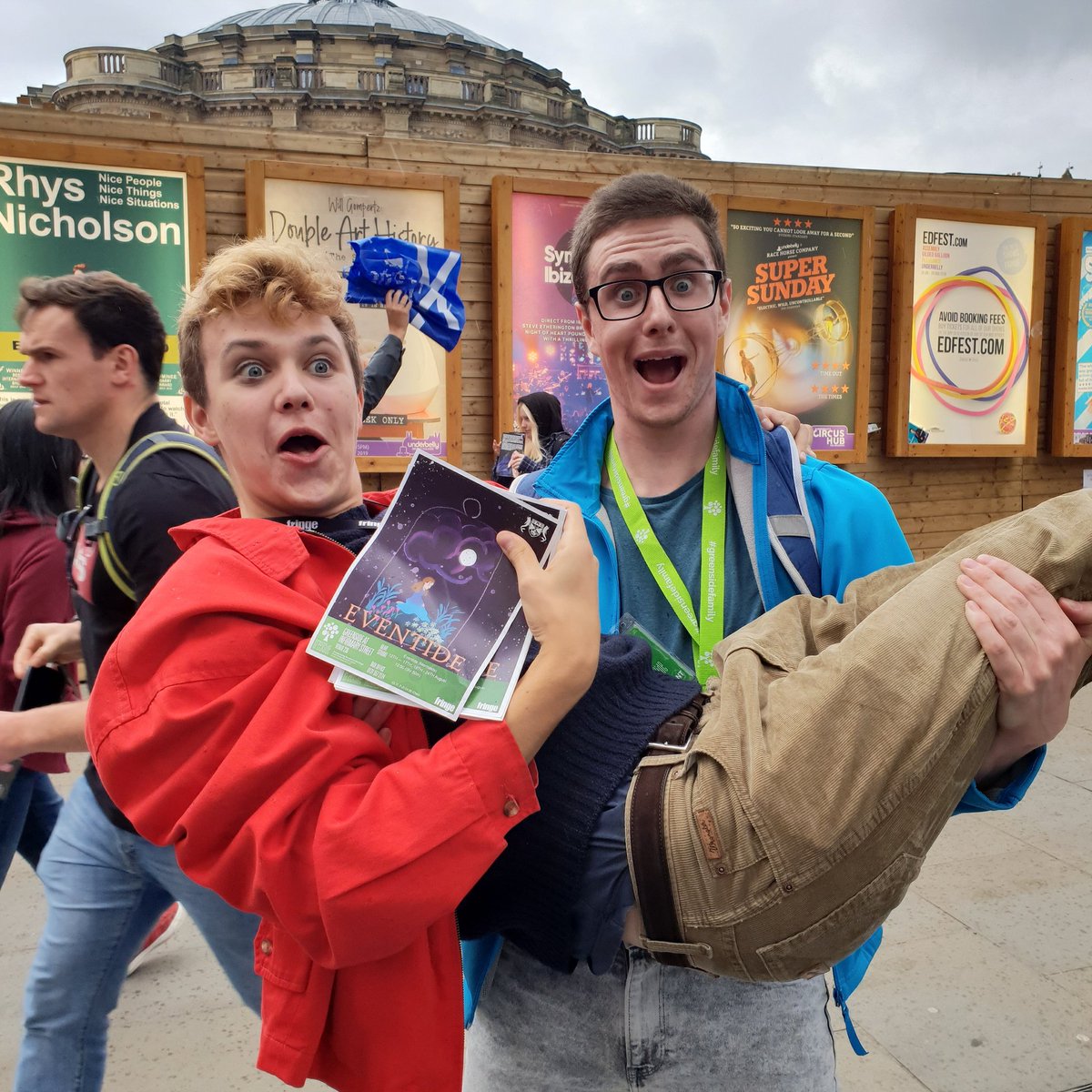 Another flyering shift done! Catch us in George Sq asking if you believe in fairies, or at Infirmary St  at 12:50 tomorrow 🧚‍♀️🌜