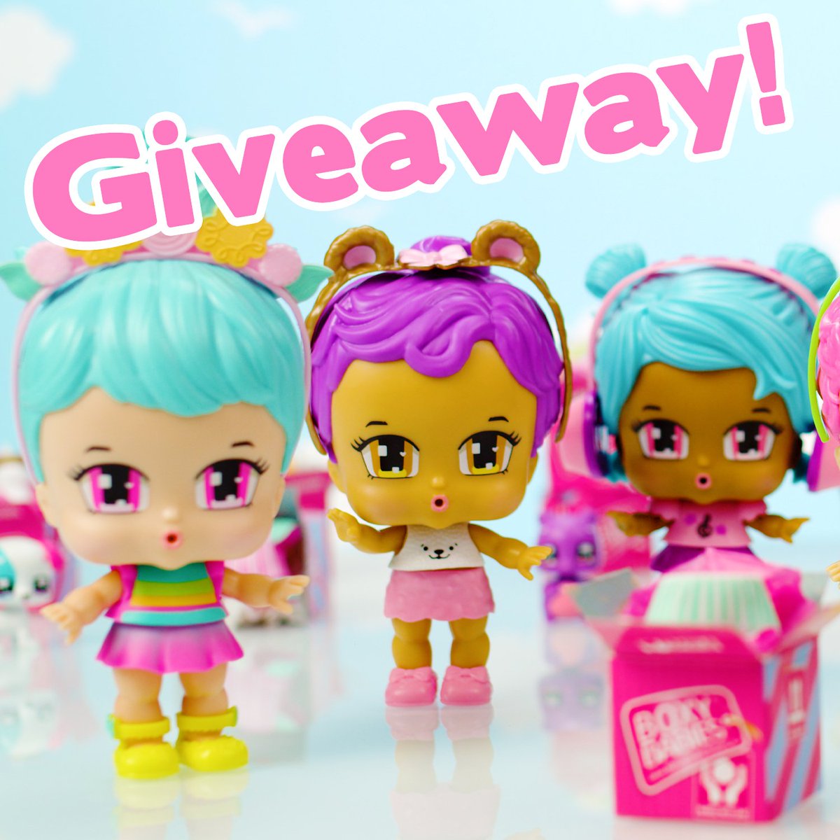 boxy_girls's tweet photo. 🚨 #Giveaway Alert! 🚨 We've heard your feedback and we know you're already in love with the adorably cute Boxy Babies! 🍼 For your chance to #WIN one, drop a comment below to tell us what you're most excited about from this new line! 🤩 #BoxyBabies https://t.co/CrCj68BUWn