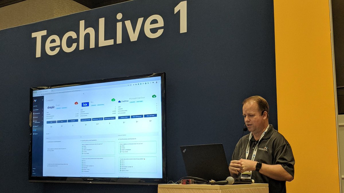 Netskope's tweet photo. We’re live at #GartnerCatalyst for the #CASB showdown! https://t.co/ySuOR4RI3F