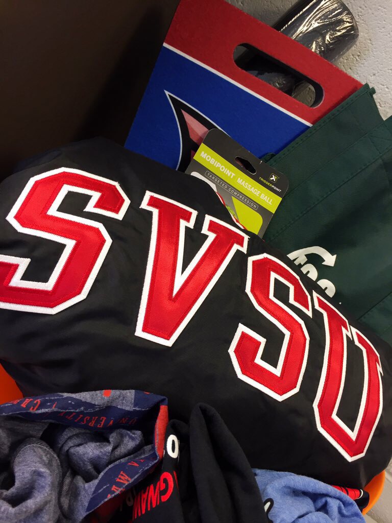 SVSU_CampusRec's tweet photo. RT &amp; tag a friend for a chance to win SVSU swag, fitness equipment, sports gear, memberships to our programs, and more! 

Winners will be announced on 8/29 at 5pm 📢 https://t.co/YpZTZNZu11