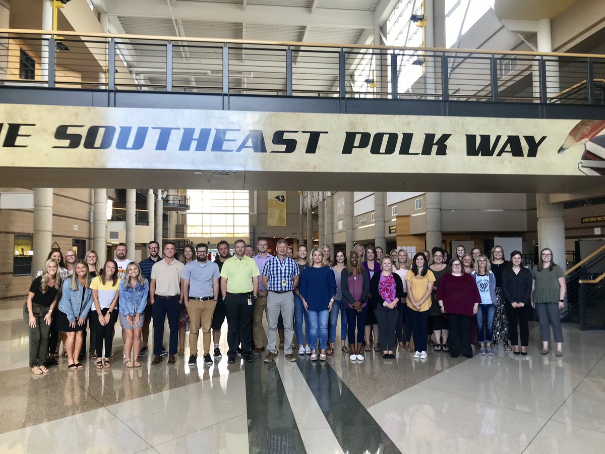SEPSchools's tweet photo. We are excited to welcome 45 new teachers to Southeast Polk this year!  #sepolk 
“When a school district hires a new teacher the goal is for the school to become more like the new teacher.” - Whitaker https://t.co/flo3ZmCQv7