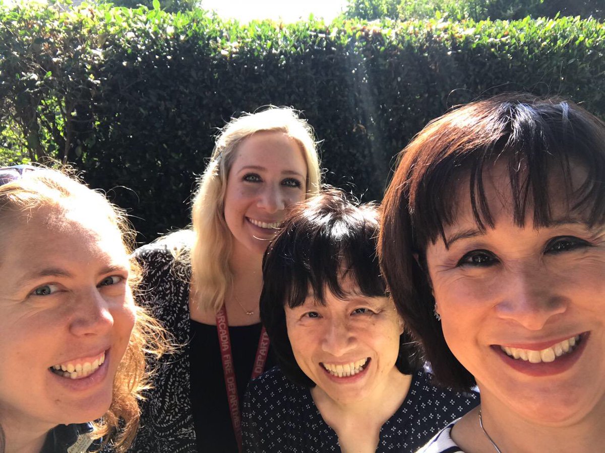 The 2nd grade teachers have our smiles ready for the first day of school tomorrow!