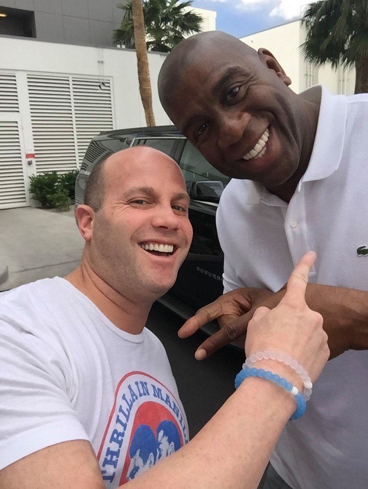 Happy 60th birthday to the Boss of Boss’s <a href="/MagicJohnson/">Earvin Magic Johnson</a>.  You gave this Jewish kid from New Jersey a chance 25 years ago to work with you and became my first client at <a href="/Prince_Mrketing/">Prince Marketing</a> 

#MagicJohnson
